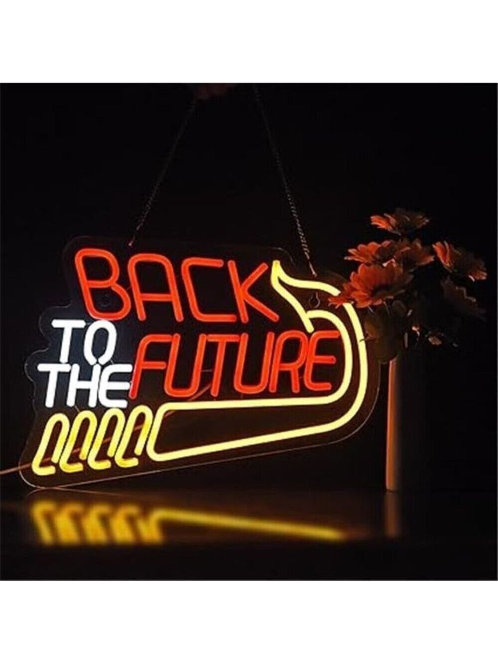 Back To The Future LED Neon Sign Light Wall Decor Movie Man Cave Poster Novelty - Picture 7 of 7